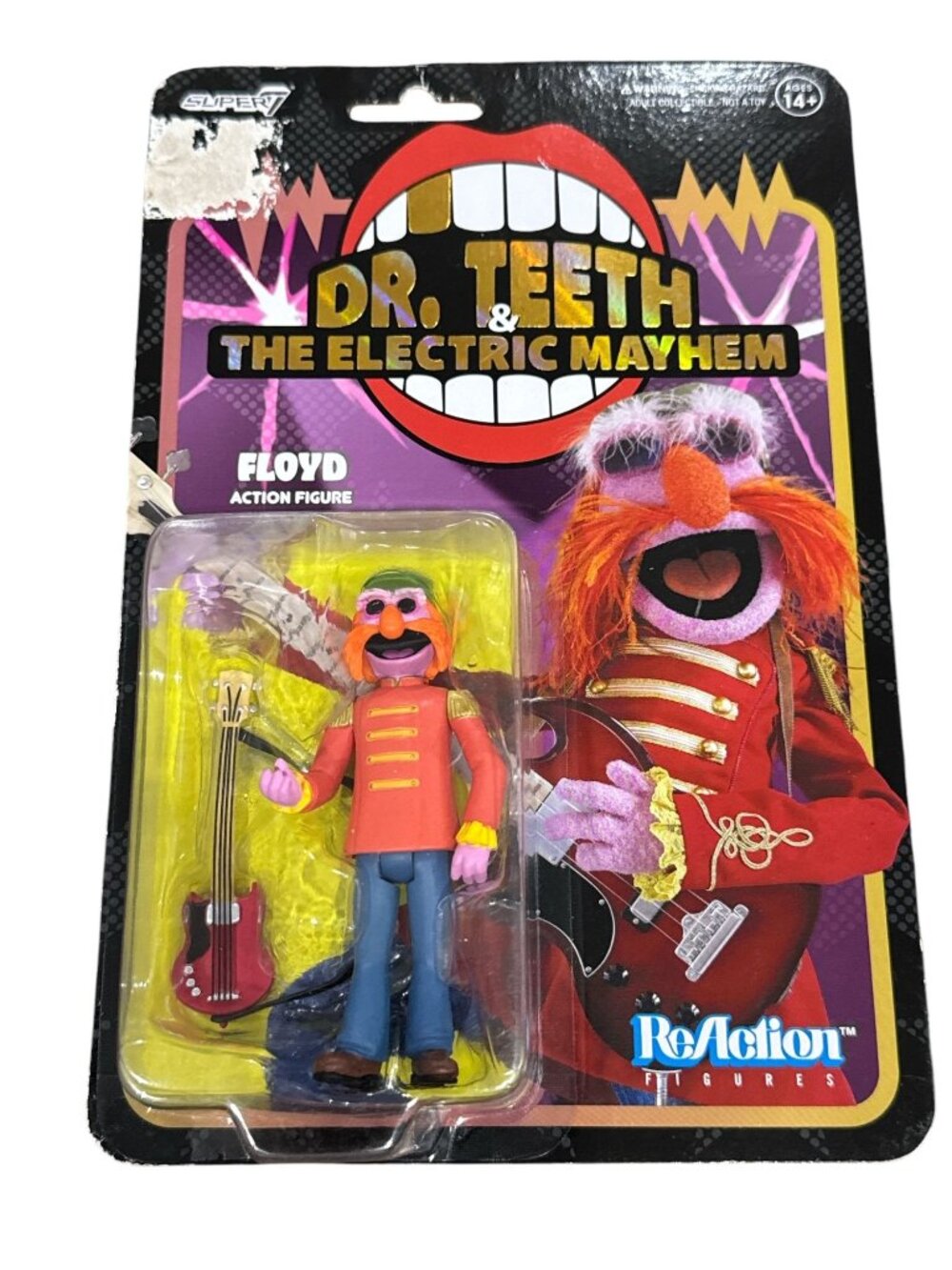 Dr. Teeth & The Electric Mayhem Floyd Action Figure By Super7 ReAction Collectib